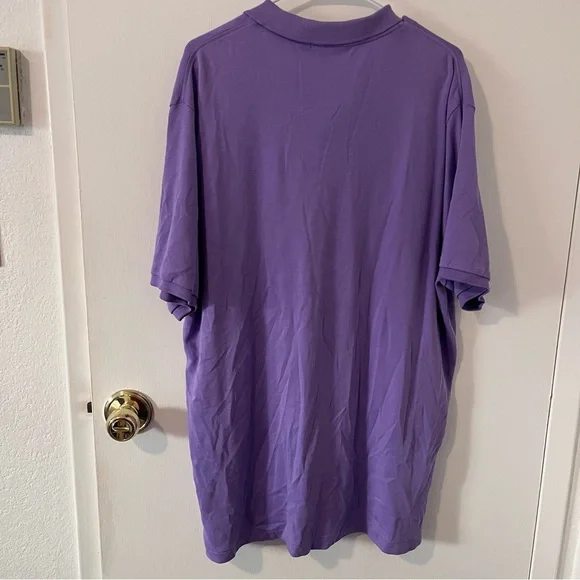 Polo Ralph Lauren Men’s Short Sleeve Polo, Classic Fit Soft Cotton, XL, Purple - Picture 5 of 9